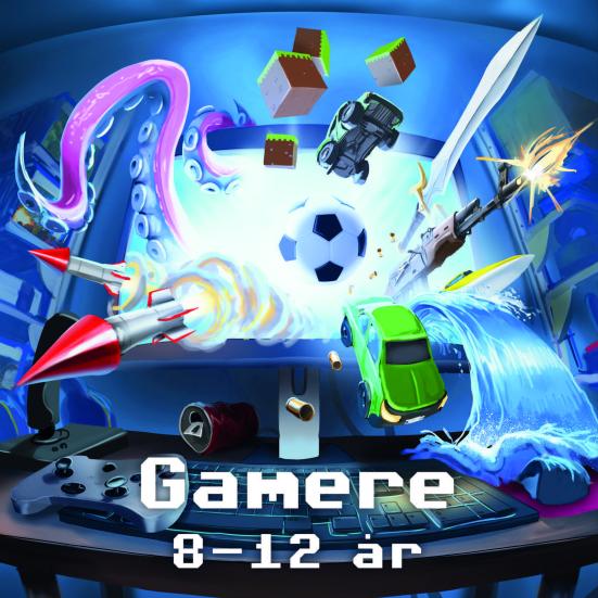 emnefolder for børn - gamere/youtubere